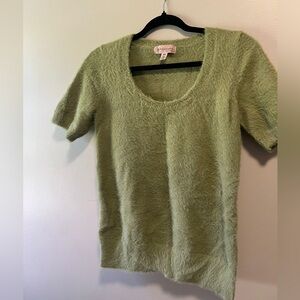 Fuzzy Soft Green Top
